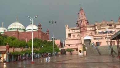 mathura mandir श्रीकृष्‍ण जन्‍मस्‍थान की चोटी पर लगा लाउडस्‍पीकर बंद, CM योगी के आदेश का असर