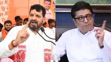 braj and raj भाजपा सांसद ब्रजभूषण शरण सिंह का राज ठाकरे के अयोध्या दौरे के विरोध में रोड शो