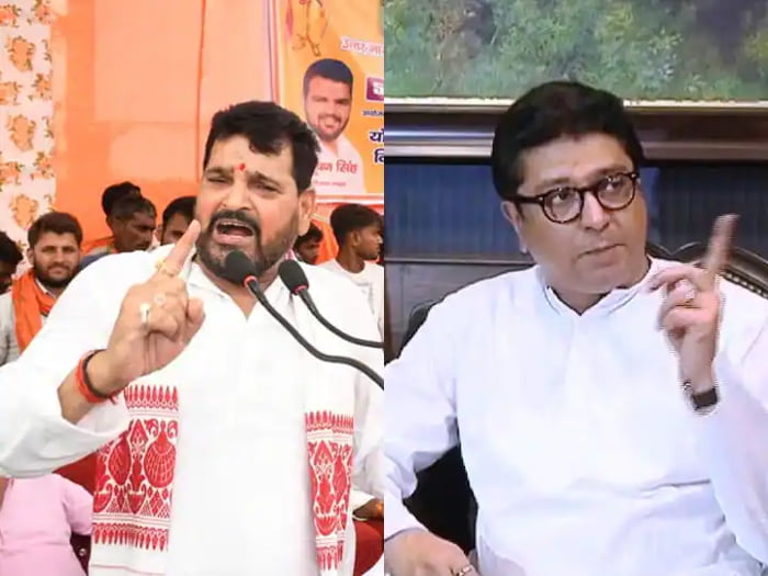 भाजपा सांसद ब्रजभूषण शरण सिंह का राज ठाकरे के अयोध्या दौरे के विरोध में रोड शो 1 braj and raj भाजपा सांसद ब्रजभूषण शरण सिंह का राज ठाकरे के अयोध्या दौरे के विरोध में रोड शो