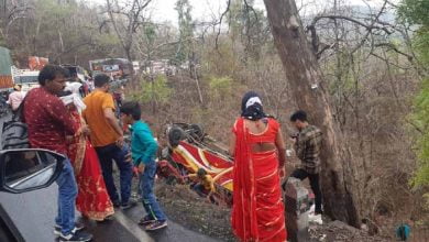 WhatsApp Image 2022 06 23 at 7 14 54 PM jpeg इंदौर से खंडवा जा रही बस भैरव घाट पर पलटी, 5 की मौत, 17 घायल
