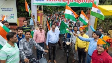 5 jpeg 3 जिला सहकारी केंद्रीय बैंक कर्मचारियों ने हर घर तिरंगा फहराने की अलख जगाने हेतु निकाली सहकारिता तिरंगा यात्रा