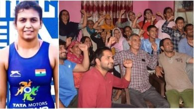 puja बहू के कॉमनवेल्थ गेम्स में कांस्य पदक जीतने पर झूमे सुसराल वाले