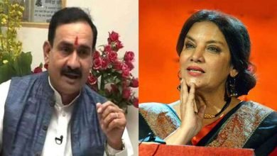 Narottam 1 टुकड़े-टुकड़े गैंग की एजेंट है शबाना आजमी : नरोत्तम मिश्रा