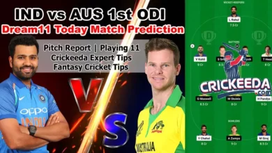 IND vs AUS 1st ODI Dream11 Prediction Today Match