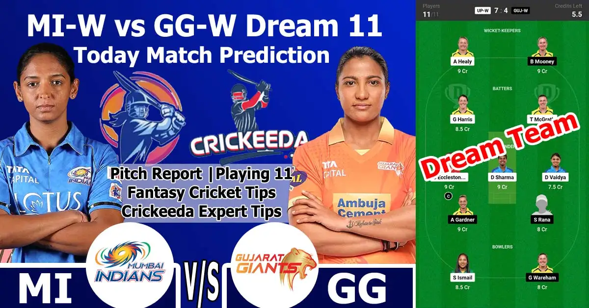 MI-W vs GG-W Dream 11 Prediction Today Match