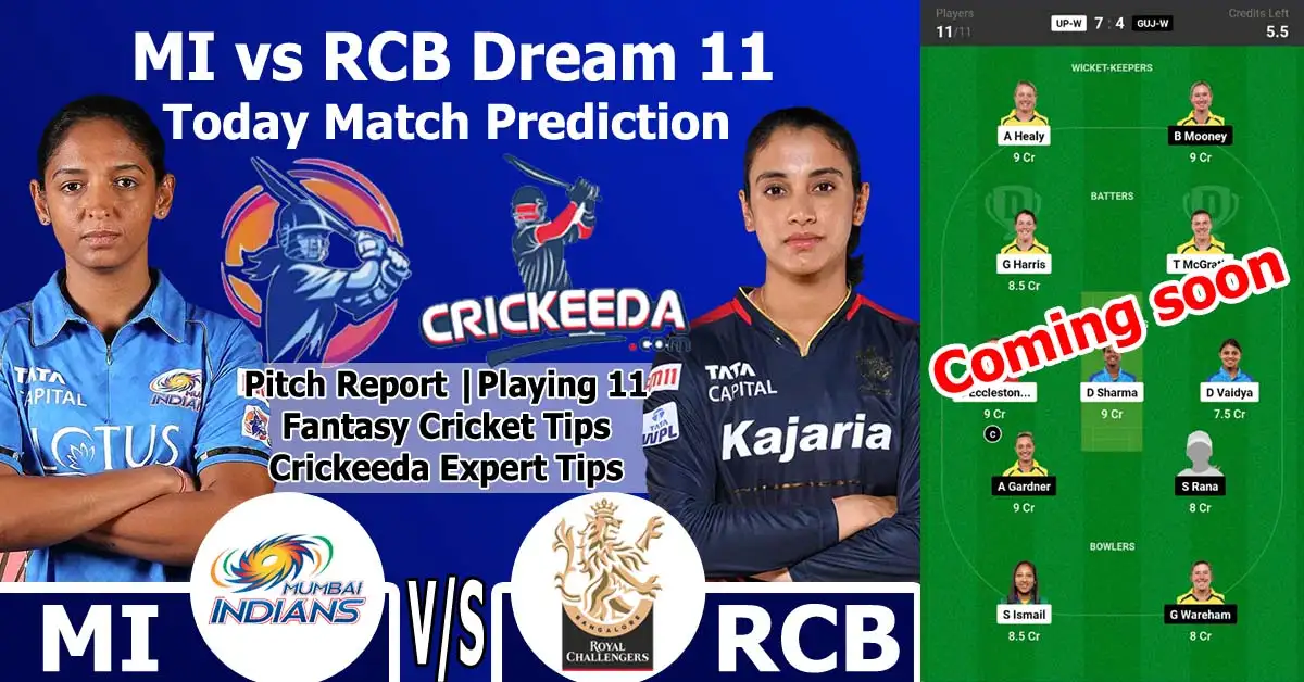 MI vs RCB Dream 11 Prediction Today Match