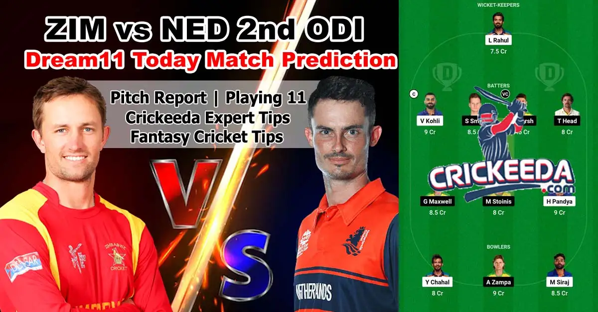 ZIM vs NED 2nd ODI Dream11 Prediction Today Match