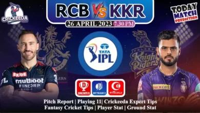 RCB vs KKR Dream11 Prediction Today Match