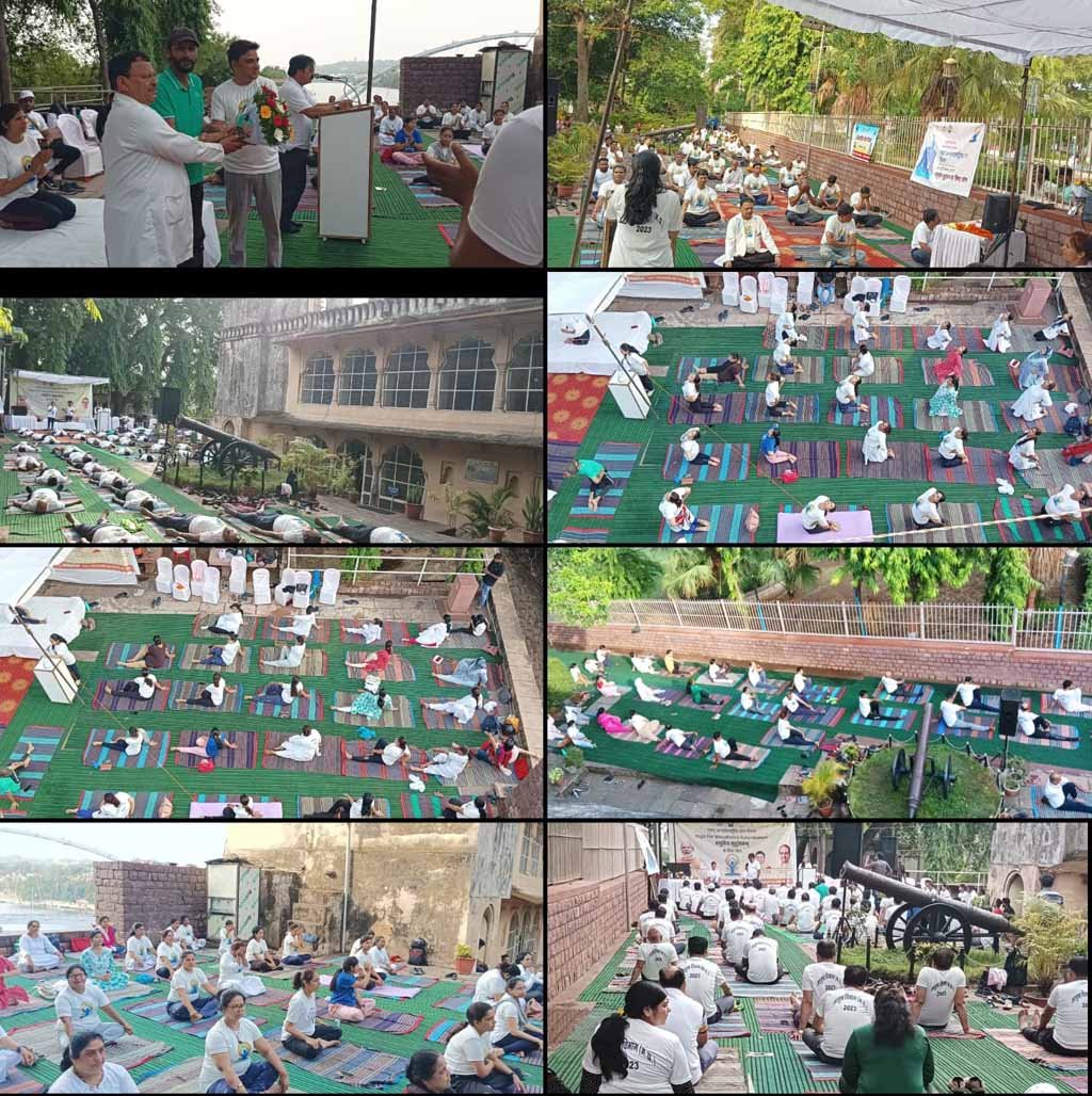 MP News: आयुष विभाग भोपाल द्वारा नवम अंतर्राष्ट्रीय योग दिवस पर किया गया योगाभ्यास का आयोजन 1 MP News