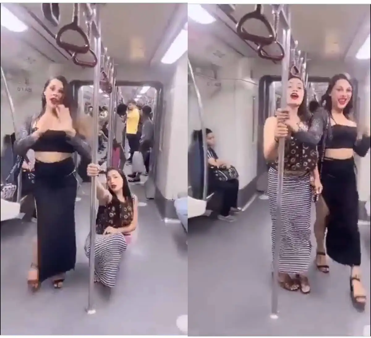 Delhi Metro Viral Video
