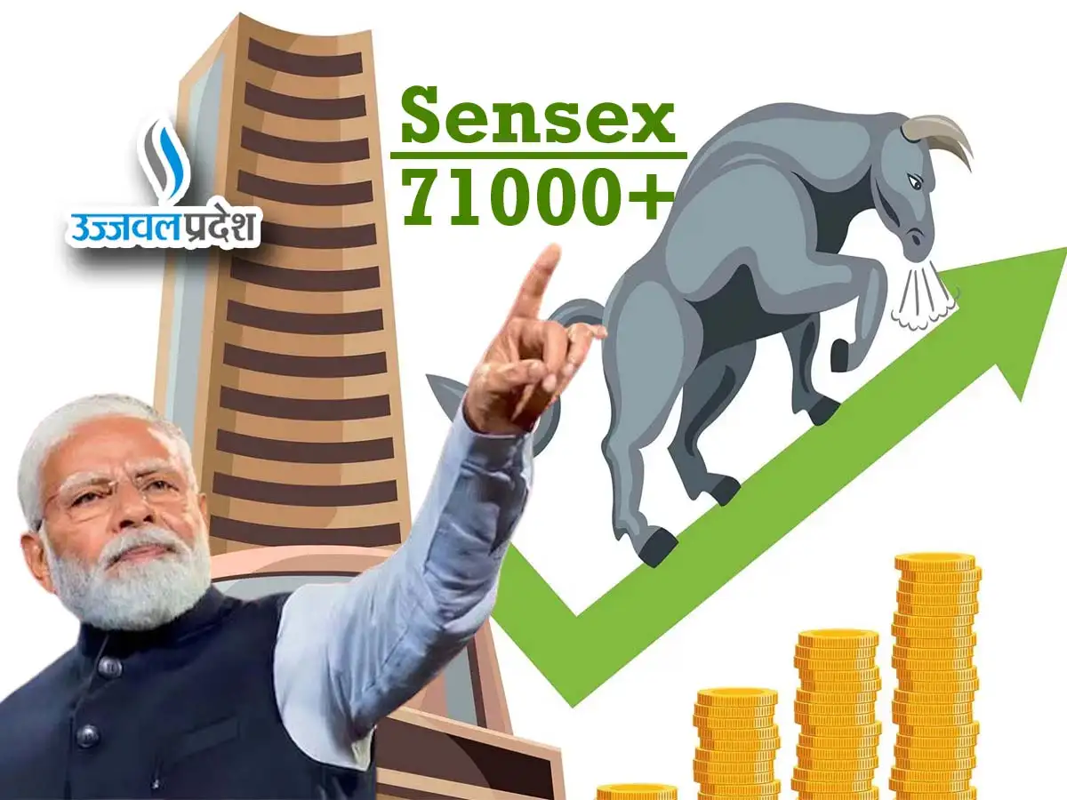 Sensex in Modi Government: मोदी सरकार में जमकर उछला शेयर बाजार 1 Modi with sensex