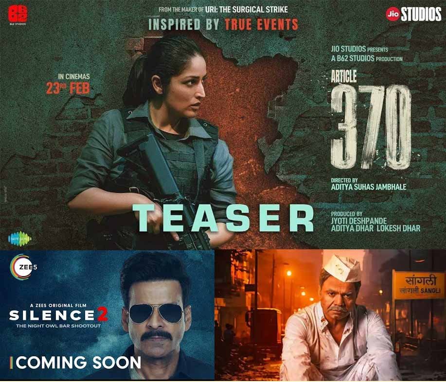 OTT Releases This week: Article 370 से लेकर Silence 2 और Kaam Chalu Hai तक Netflix, Prime Video और अन्य पर 1 OTT Releases This week
