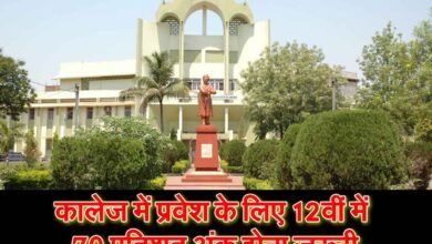 PRSU Admission 2024: अगर 12वीं में 70% से कम हैं मार्क्‍स तो प्रवेश नहीं