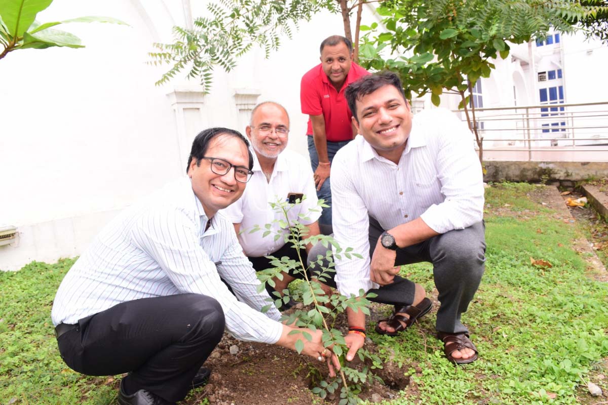 CG News: कलेक्टर एवं एसपी ने दिग्विजय स्टेडियम परिसर में रोपे फलदार, छायादार एवं सुगंधित फूल के पौधे 1 cg news