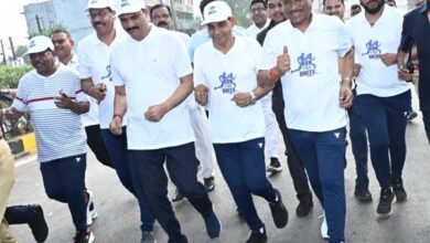 02 28 मुख्यमंत्री साय ने राष्ट्र की एकता, अखंडता के लिए राजधानी वासियों के साथ लगाई एकता दौड़