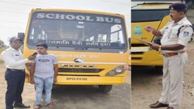 24A 120 अनूपपुर जैतहरी एवं चचाई में ट्रैफिक पुलिस द्वारा स्कूली वाहन चालकों की गई आकस्मिक चेकिंग