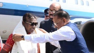 25A 75 राष्ट्रपति श्रीमती द्रौपदी मुर्मु दो दिवसीय प्रवास पर आज छत्तीसगढ़ की राजधानी रायपुर पहुंची