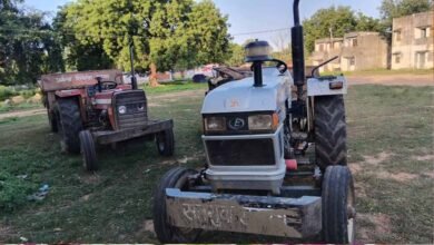 4A 136 लिधौरा पुलिस ने रेत चोरी कर अबैध परिवहन करते हुये 3 टैक्टर ट्राली जब्त कर कार्रवाई की गई