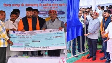 Chhattisgarh 10 1 21 छत्तीसगढ़ के डिप्टी सीएम साव ने हितग्राहियों को 7 लाख के चेक भी बांटे, 20.13 करोड़ के दिए निर्माण कार्य