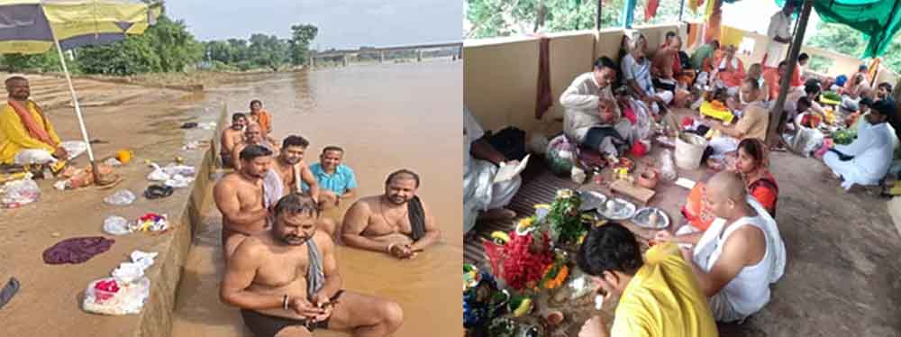 छत्तीसगढ़-रामानुजगंज में श्राद्ध और तर्पण करने उमड़ी भीड़, गंगा के समान मानते हैं कन्हर की महिमा 1 Chhattisgarh 11 1 1 छत्तीसगढ़-रामानुजगंज में श्राद्ध और तर्पण करने उमड़ी भीड़, गंगा के समान मानते हैं कन्हर की महिमा