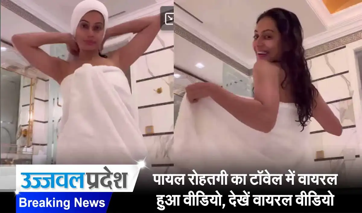 पायल रोहतगी का टॉवेल में वायरल हुआ वीडियो, देखें वायरल वीडियो 1 Payal Rohtagi Viral Video