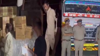 Rajasthan 05 1 15 राजस्थान-सिरोही में ट्रेलर से पकड़ी 65.50 लाख रुपये की शराब, एक को किया गिरफ्तार