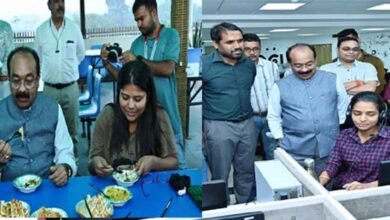 chhattisgarh 07 1 7 छत्तीसगढ़-रायपुर की तक्षशिला लाइब्रेरी पहुंचे डिप्टी सीएम साव, युवाओं से चर्चा कर साथ में चखे फरा-चटनी