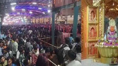 chhattisgarh 08 1 5 छत्तीसगढ़-राजनांदगांव के बम्लेश्वरी मंदिर में पहुंचे लाखों श्रद्धालु, महिला की मौत पर व्यवस्था बनाने की अपील
