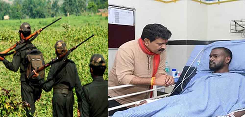 छत्तीसगढ़-रायपुर में नक्सली हमले में घायल जवान से मिलने पहुंचे डिप्टी सीएम, नक्सलियों की टूट गई कमर 1 chhattisgarh 12 1 4 छत्तीसगढ़-रायपुर में नक्सली हमले में घायल जवान से मिलने पहुंचे डिप्टी सीएम, नक्सलियों की टूट गई कमर