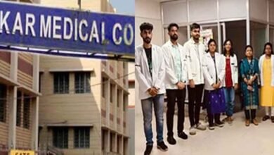 chhattisgarh 15 1 9 छत्तीसगढ़-जगदलपुर में मेकाज के डॉक्टरों ने बांधी ब्लैक रिबन, कोलकाता के डॉक्टरों का समर्थन