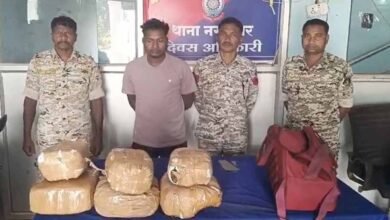 ganga जगदलपुर में स्कूटी पर गांजा तस्करी कर रहा तस्कर गिरफ्तार