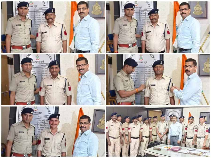 रायपुर रेंज में 12 आरक्षकों को मिला प्रमोशन 1 raipur 11 रायपुर रेंज में 12 आरक्षकों को मिला प्रमोशन