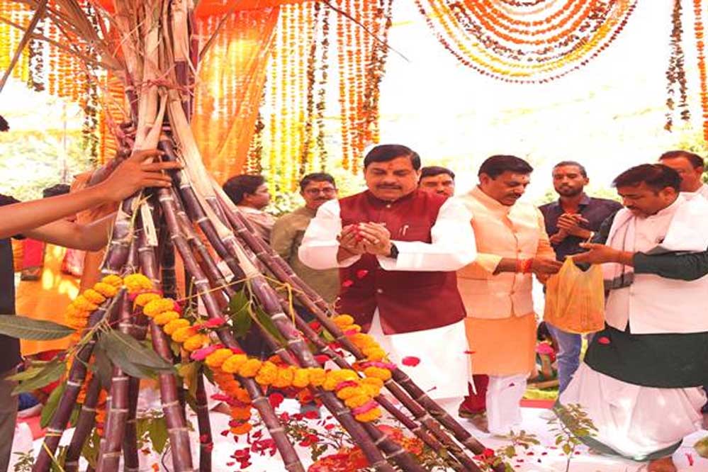 12A 92 मुख्यमंत्री डॉ. यादव तुलसी शालिग्राम विवाह में हुए शामिल
