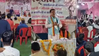 26A 133 राज्यमंत्री गौतम टेटवाल ने कार्यक्रम के दौरान अजान की आवाज आने पर अपना भाषण रोक दिया