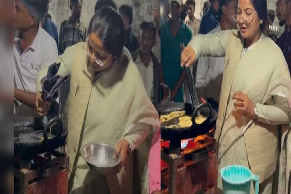 महिला राज्यमंत्री ने चौपाटी पर बनाई जलेबी, लोगों का मुंह मीठा किया 1 2A 23 महिला राज्यमंत्री ने चौपाटी पर बनाई जलेबी, लोगों का मुंह मीठा किया