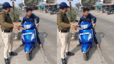30A 99 स्कूली छात्रो के द्वारा वाहन चलाने के विरूद्ध अभियान में अनूपपुर पुलिस ने 05 वाहन चालको पर की कार्यवाही