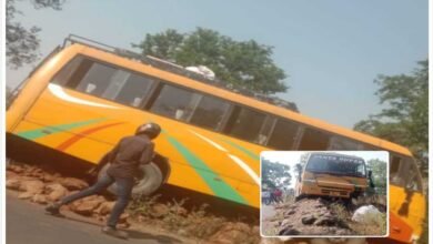 4A 13 गंभीर दुर्घटना घटने से बाल बाल बची सवारी
