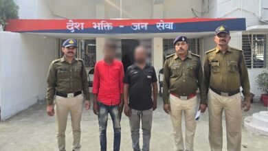 8A 45 कोतवाली अनूपपुर पुलिस द्वारा रात्रि में चोरी के लिए घर में घुसे दो आरोपियों को किया गिरफ्तार
