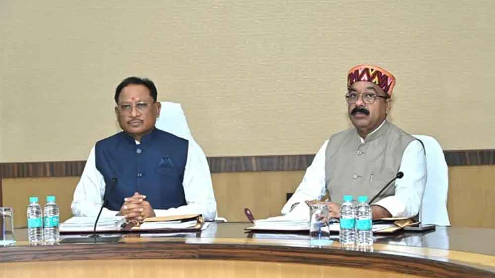 छत्तीसगढ़-रायपुर में कैबिनेट बैठक आज, मुख्यमंत्री विष्णुदेव साय की अध्यक्षता में कई प्रस्तावों को मिलेगी हरी झंडी 1 Chhattisgarh 01 1 22 छत्तीसगढ़-रायपुर में कैबिनेट बैठक आज, मुख्यमंत्री विष्णुदेव साय की अध्यक्षता में कई प्रस्तावों को मिलेगी हरी झंडी