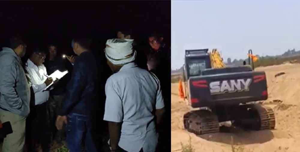 छत्तीसगढ़-गरियाबंद में राजस्व विभाग का छापा, अवैध रेत खनन करते 2 चेन माउंटेन जब्त 1 Chhattisgarh 10 1 18 छत्तीसगढ़-गरियाबंद में राजस्व विभाग का छापा, अवैध रेत खनन करते 2 चेन माउंटेन जब्त