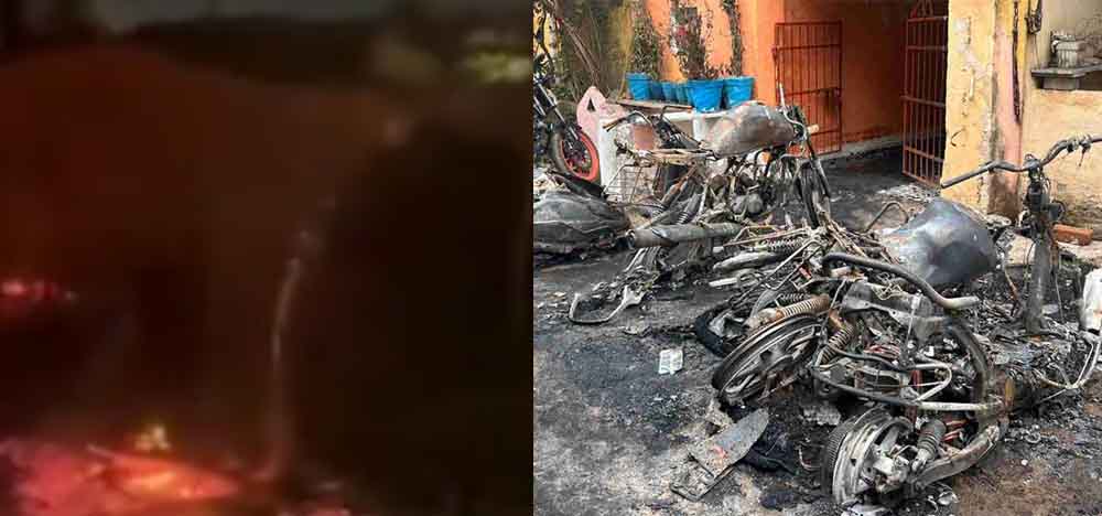 छत्तीसगढ़-रायपुर में रात में शरारती तत्वों की करतूत, आठ गाड़ियों में पेट्रोल डालकर लगाई आग 1 Chhattisgarh 11 1 21 छत्तीसगढ़-रायपुर में रात में शरारती तत्वों की करतूत, आठ गाड़ियों में पेट्रोल डालकर लगाई आग