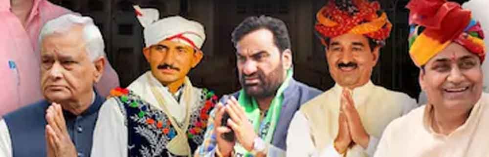 Rajasthan 01 2 17 राजस्थान की विधानसभा सात सीटों में से चार पर त्रिकोणीय मुकाबला, झुंझुनूं, दौसा, खींवसर, चौरासी, सलूंबर, देवली-उनियारा, रामगढ़ में कांटे की टक्कर