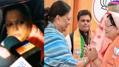 Rajasthan 03 1 19 राजस्थान-जयपुर में पार्टी मुख्यालय पहुंचीं वसुंधरा, नवनिर्वाचित विधायकों को बधाई देकर दस मिनट में हुईं रवाना