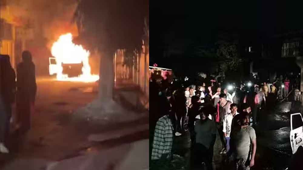 राजस्थान-चित्तौड़गढ़ के घर में वैन से पेट्रोल भरे ड्रम उतारते समय लगी आग, अवैध कारोबार में आसपास के तीन मकान जले 1 Rajasthan 08 1 7 राजस्थान-चित्तौड़गढ़ के घर में वैन से पेट्रोल भरे ड्रम उतारते समय लगी आग, अवैध कारोबार में आसपास के तीन मकान जले