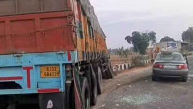 Rajasthan 09 1 16 राजस्थान-हनुमानगढ़ में ट्रक और कार की टक्कर में एक युवक की मौत, चार लोग हुए घायल