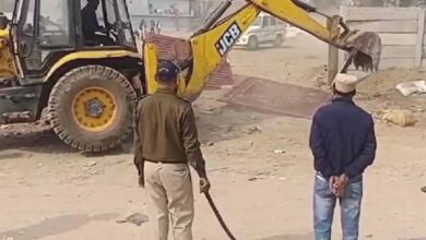 gwl 2 मध्य प्रदेश में जमकर बुलडजोर गरजा, श्री रामजानकी मंदिर ट्रस्ट की सरकारी जमीन को अतिक्रमण मुक्त कराया