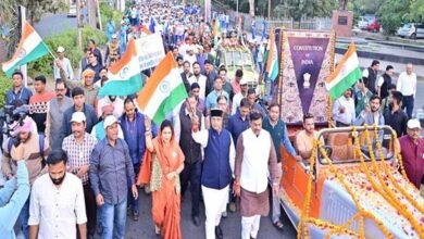 yatra देश का संविधान ही धर्मग्रन्थ है : मंत्री श्री सारंग