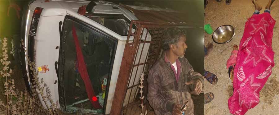 1 295 कोरबा जिले में बड़ा हादसा, 25 से अधिक लोगों से भरी पिकअप पलटी, एक मासूम की मौत