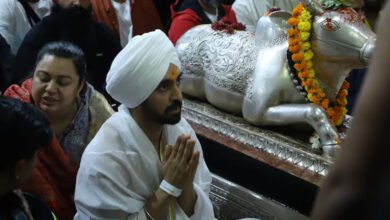 10A 47 सिंगर दिलजीत महाकाल मंदिर पहुंचे, भस्म आरती में हुए शामिल