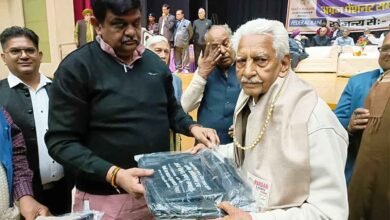 Rajasthan 05 1 15 राजस्थान-अलवर में वन एवं पर्यावरण राज्यमंत्री हुए पेंशनर समाज के अधिवेशन में शामिल, 'समाज की मुख्य धुरी हैं पेंशनर'